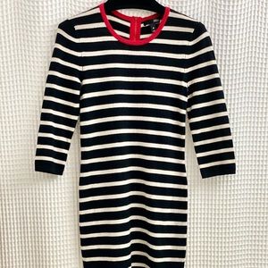 Aqua Cashmere Sweater Dress